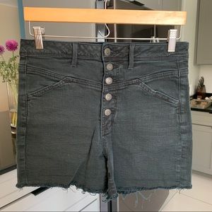 American Eagle High Rise Button Fly Shorts